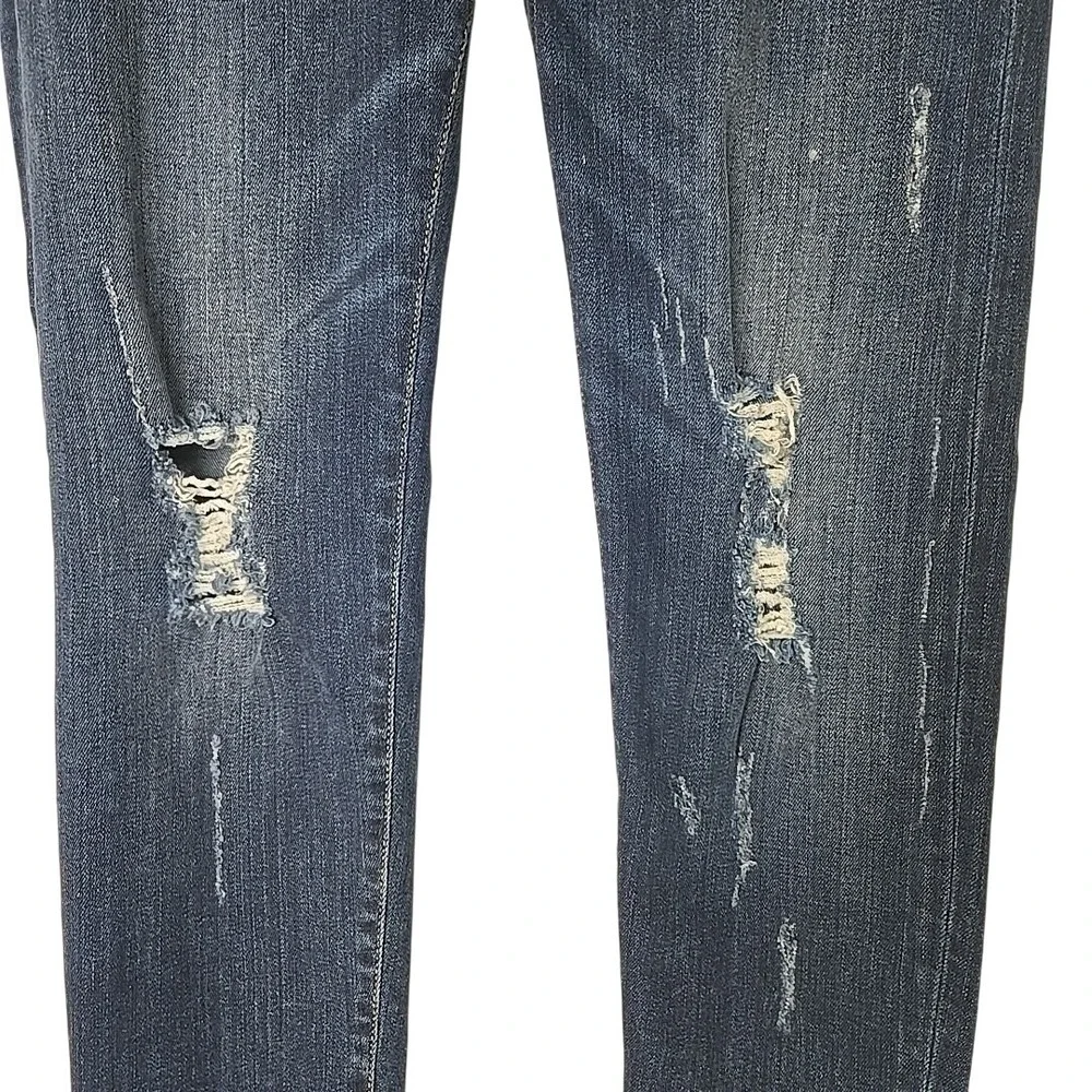 Etienne Marcel Destroyed Denim Button Fly Women's Jeans‎ Size 27